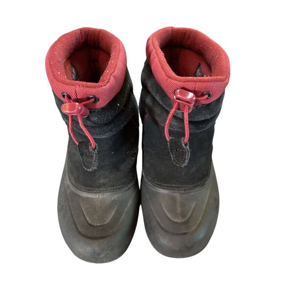 The North Face Boys Heatseeker Insulated Waterproof Winter Boots Red/Black - 3 - Picture 2 of 9